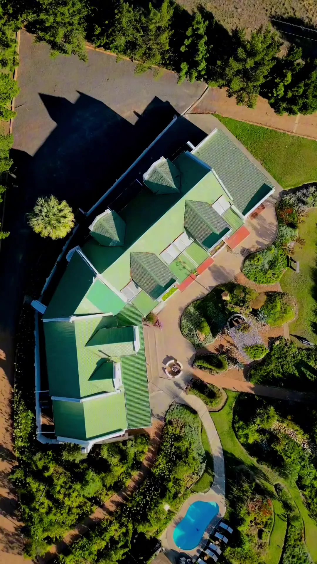 Gästehaus Windrose aus der Vogelperspektive, Standbild aus dem Video